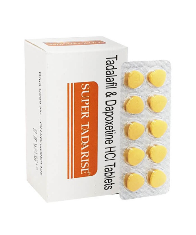 Buy Extra Super Tadarise (Tadalafil + Dapoxetine) | Treat ED & PE